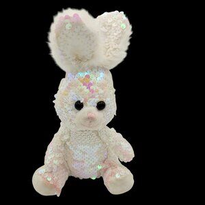 Galerie Iridescent Sequined Bunny Rabbit 9" Plush Collectible Toy 3+ Easter